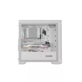 Počítačová skříň Genesis IRID 503 ARGB LITE/Mini Tower/Transpar./Bílá Počítačová skříň Genesis IRID 503 ARGB LITE/Mini Tower/Transpar./Bílá