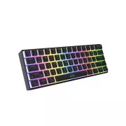 Genesis herní klávesnice THOR 660 G2/Gateron Red/USB+BT/US layout/Černá