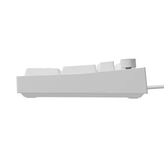 Herní mechanická klávesnice Genesis THOR 404/RGB/Outemu Peach Silent/Drátové USB-A/US layout/Bílá Herní mechanická klávesnice Genesis THOR 404/RGB/Outemu Peach Silent/Drátové USB-A/US layout/Bílá