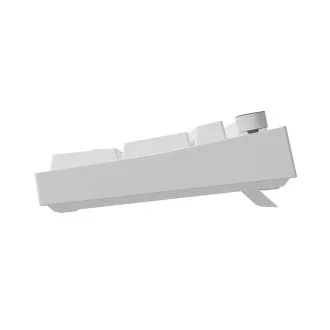 Herní mechanická klávesnice Genesis THOR 404/RGB/Outemu Peach Silent/Drátové USB-A/US layout/Bílá Herní mechanická klávesnice Genesis THOR 404/RGB/Outemu Peach Silent/Drátové USB-A/US layout/Bílá