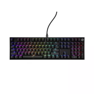 Herní mechanická klávesnice Genesis THOR 404/RGB/Gateron Yellow Pro/Drátové USB-A/US layout/Černá Herní mechanická klávesnice Genesis THOR 404/RGB/Gateron Yellow Pro/Drátové USB-A/US layout/Černá