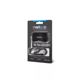 Natec Locust rozbočovač 4x USB 2.0 HUB, černý Natec Locust rozbočovač 4x USB 2.0 HUB, černý