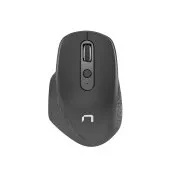 Natec optická myš FALCON/Kancelářská/Optická/Pro praváky/3 200 DPI/Bezdrátové Bluetooth/Černá