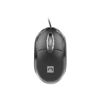 Natec optická myš VIREO 2/1000 DPI/Kancelářská/Optická/1 000 DPI/Drátová USB/Černá Natec optická myš VIREO 2/1000 DPI/Kancelářská/Optická/1 000 DPI/Drátová USB/Černá