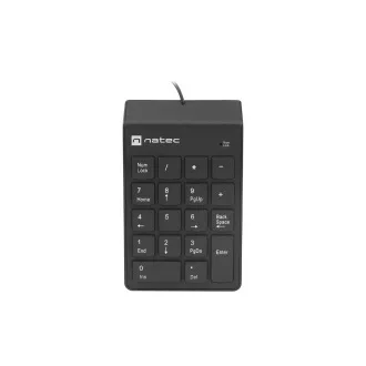 Numerická klávesnice Natec GOBY 2/Drátová USB/Černá Numerická klávesnice Natec GOBY 2/Drátová USB/Černá