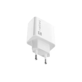Universální nabíječka Natec RIBERA 18W 1X USB-A, bílá Universální nabíječka Natec RIBERA 18W 1X USB-A, bílá