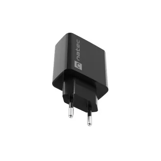 Universální nabíječka Natec RIBERA 18W 1X USB-A, černá Universální nabíječka Natec RIBERA 18W 1X USB-A, černá