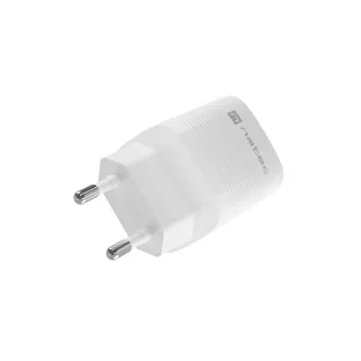 Universální USB nabíječka Natec RIBERA GaN 30W, 1X USB-A, 1X USB-C, Bílá Universální USB nabíječka Natec RIBERA GaN 30W, 1X USB-A, 1X USB-C, Bílá