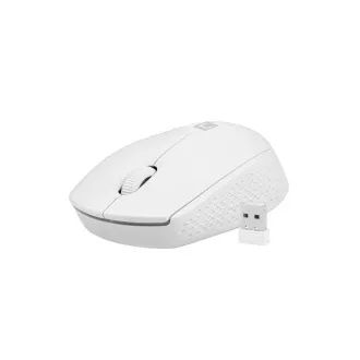 Myš Natec STORK/Kancelářská/Optická/1 600 DPI/Bezdrátová USB/Bílá Myš Natec STORK/Kancelářská/Optická/1 600 DPI/Bezdrátová USB/Bílá