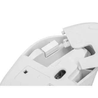 Myš Natec STORK/Kancelářská/Optická/1 600 DPI/Bezdrátová USB/Bílá Myš Natec STORK/Kancelářská/Optická/1 600 DPI/Bezdrátová USB/Bílá