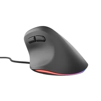 Vertikální myš Natec CRAKE 2 PRO/Vertikální/Optická/Pro praváky/12 400 DPI/Drátové USB-A/Černá