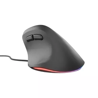 Vertikální myš Natec CRAKE 2 PRO/Vertikální/Optická/Pro praváky/12 400 DPI/Drátové USB-A/Černá