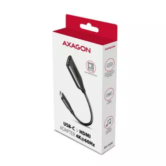 AXAGON RVC-HI2M, USB-C -> HDMI 2.0a redukce / adaptér, 4K/60Hz HDR10 AXAGON RVC-HI2M, USB-C -> HDMI 2.0a redukce / adaptér, 4K/60Hz HDR10
