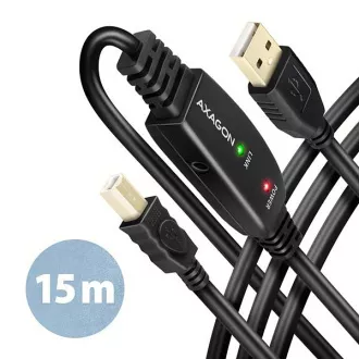 AXAGON ADR-215B, USB 2.0 A-M -> B-M aktivní propojovací / repeater kabel, 15m AXAGON ADR-215B, USB 2.0 A-M -> B-M aktivní propojovací / repeater kabel, 15m