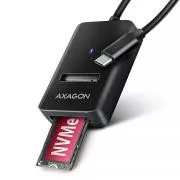 AXAGON ADM2-CM USB-C 10Gbps - M.2 NVMe & SATA SSD adaptér, kabel USB-C 10cm