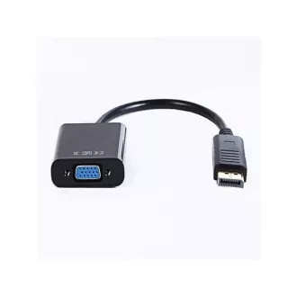 Gembird adaptér DisplayPort - VGA, M/F, black Gembird adaptér DisplayPort - VGA, M/F, black