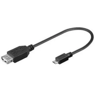 PremCord USB kab redukceA/fem-MicroUSB/male20cmOTG PremCord USB kab redukceA/fem-MicroUSB/male20cmOTG