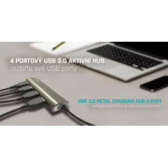 i-tec USB 3.0 Metal Charging HUB 4 Port i-tec USB 3.0 Metal Charging HUB 4 Port