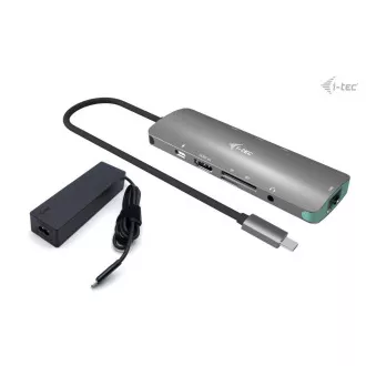 i-tec USB-C Metal Nano Docking Station 4K HDMI LAN, Power Delivery 100 W + Charger 100W (bundle) i-tec USB-C Metal Nano Docking Station 4K HDMI LAN, Power Delivery 100 W + Charger 100W (bundle)