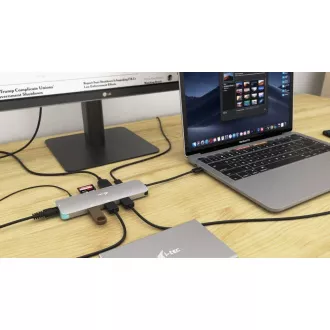 i-tec USB-C Metal Nano Docking Station 4K HDMI LAN, Power Delivery 100 W + Charger 100W (bundle) i-tec USB-C Metal Nano Docking Station 4K HDMI LAN, Power Delivery 100 W + Charger 100W (bundle)