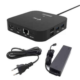 i-tec USB-C Dual HDMI Docking Station with Power Delivery 100W + i-tec Universal Charger 100W i-tec USB-C Dual HDMI Docking Station with Power Delivery 100W + i-tec Universal Charger 100W