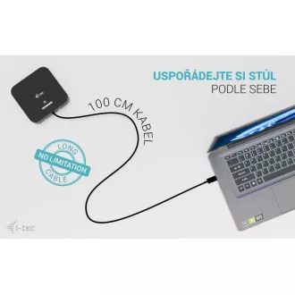 i-tec USB-C Dual HDMI Docking Station with Power Delivery 100W + i-tec Universal Charger 100W i-tec USB-C Dual HDMI Docking Station with Power Delivery 100W + i-tec Universal Charger 100W
