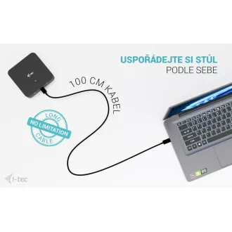 i-tec USB-C DP Dual HDMI Docking Station, Power Delivery 100W i-tec USB-C DP Dual HDMI Docking Station, Power Delivery 100W