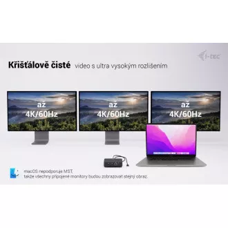 i-tec USB-C DP Dual HDMI Docking Station, Power Delivery 100W + i-tec Universal Charger 100W i-tec USB-C DP Dual HDMI Docking Station, Power Delivery 100W + i-tec Universal Charger 100W