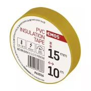 Emos Izolační páska PVC 15/10 žlutá