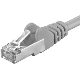 Premiumcord Patch kabel FTP, CAT6, AWG26, 15m,šedá Premiumcord Patch kabel FTP, CAT6, AWG26, 15m,šedá