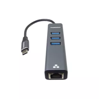 PremiumCord Adapter USB-C na Gigabit + 3x USB 3.0 PremiumCord Adapter USB-C na Gigabit + 3x USB 3.0