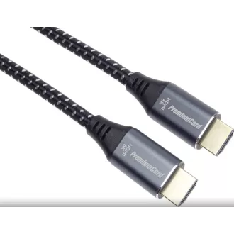 PremiumCord ULTRA HDMI 2.1 High Speed + Ethernet kabel 8K@60Hz,zlacené 5m PremiumCord ULTRA HDMI 2.1 High Speed + Ethernet kabel 8K@60Hz,zlacené 5m