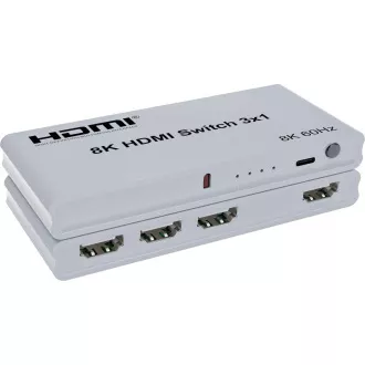 PremiumCord HDMI switch 3:1 s dálkovým ovladačem PremiumCord HDMI switch 3:1 s dálkovým ovladačem
