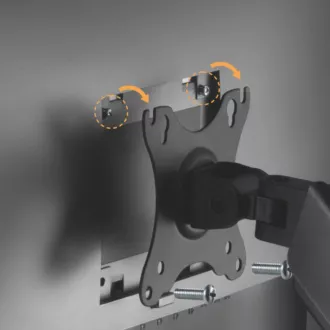 Držák monitoru Brateck LDT46-C012E jedno rameno mechanická pružina Držák monitoru Brateck LDT46-C012E jedno rameno mechanická pružina