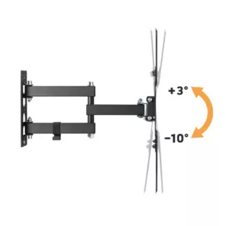 Výsuvný držák Brateck LPA68-443 pro TV 23"-55" 30kg polohovatelný nástěnný Výsuvný držák Brateck LPA68-443 pro TV 23"-55" 30kg polohovatelný nástěnný