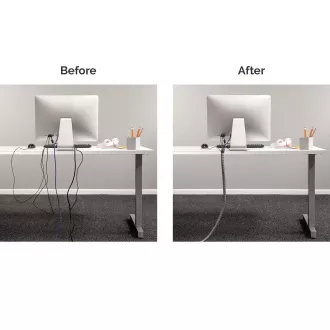 Fellowes Cablezip organizér a chránic kabeláže stř Fellowes Cablezip organizér a chránic kabeláže stř