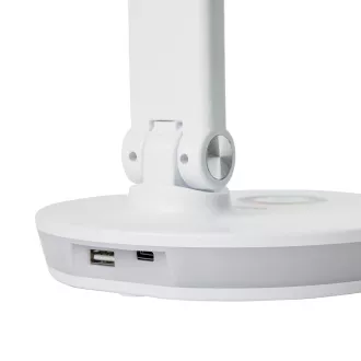Platinet PDL400RGBW stolní LED lampa 12W stmívatelná, dotykové ovládání, USB port, bílá Platinet PDL400RGBW stolní LED lampa 12W stmívatelná, dotykové ovládání, USB port, bílá