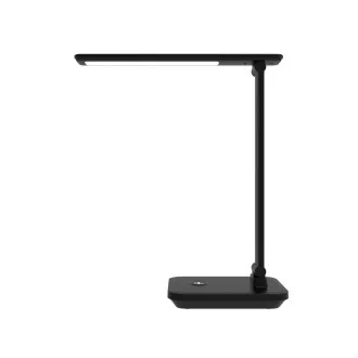 Platinet PDL6731B stolní LED lampa 5W stmívatelná, integrovaná baterie 6000mAh, USB port, černá Platinet PDL6731B stolní LED lampa 5W stmívatelná, integrovaná baterie 6000mAh, USB port, černá