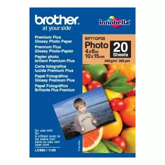 BP71GP20, 20 listů, 10x15cm Premium Glossy,260g BP71GP20, 20 listů, 10x15cm Premium Glossy,260g