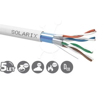 Instalační kabel Solarix CAT6A FFTP LSOH Dca-s2,d2,a1 500m/cívka SXKD-6A-FFTP-LSOH Instalační kabel Solarix CAT6A FFTP LSOH Dca-s2,d2,a1 500m/cívka SXKD-6A-FFTP-LSOH