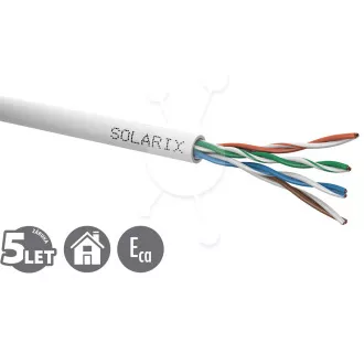 Instalační kabel Solarix CAT5E UTP PVC Eca 500m/box SXKD-5E-UTP-PVC Instalační kabel Solarix CAT5E UTP PVC Eca 500m/box SXKD-5E-UTP-PVC