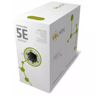 Instalační kabel Solarix CAT5E UTP PVC Eca 500m/box SXKD-5E-UTP-PVC Instalační kabel Solarix CAT5E UTP PVC Eca 500m/box SXKD-5E-UTP-PVC