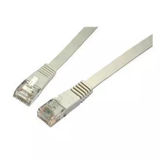 SOLARIX patch kabel plochý CAT5E UTP LSOH 7m šedý SOLARIX patch kabel plochý CAT5E UTP LSOH 7m šedý