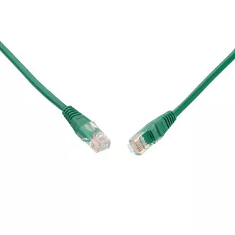 SOLARIX patch kabel CAT5E UTP PVC 1m zelený non-snag proof SOLARIX patch kabel CAT5E UTP PVC 1m zelený non-snag proof