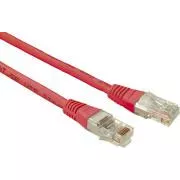 SOLARIX patch kabel CAT5E UTP PVC 0,5m červené