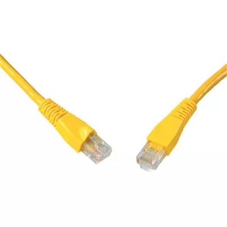SOLARIX patch kabel CAT6 UTP PVC 1m žlutý snag proof SOLARIX patch kabel CAT6 UTP PVC 1m žlutý snag proof