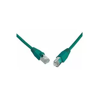 SOLARIX patch kabel CAT5E SFTP PVC 5m zelený snag-proof SOLARIX patch kabel CAT5E SFTP PVC 5m zelený snag-proof