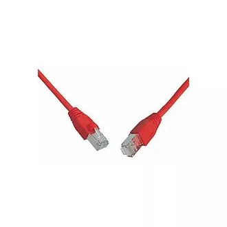SOLARIX patch kabel CAT5E SFTP PVC 10m červený SOLARIX patch kabel CAT5E SFTP PVC 10m červený