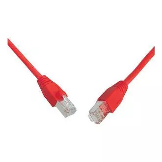 SOLARIX patch kabel CAT6 SFTP PVC 1m červený SOLARIX patch kabel CAT6 SFTP PVC 1m červený