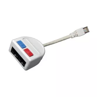 Rozdvojka počítač/počítač 2 x RJ45 UTP Rozdvojka počítač/počítač 2 x RJ45 UTP